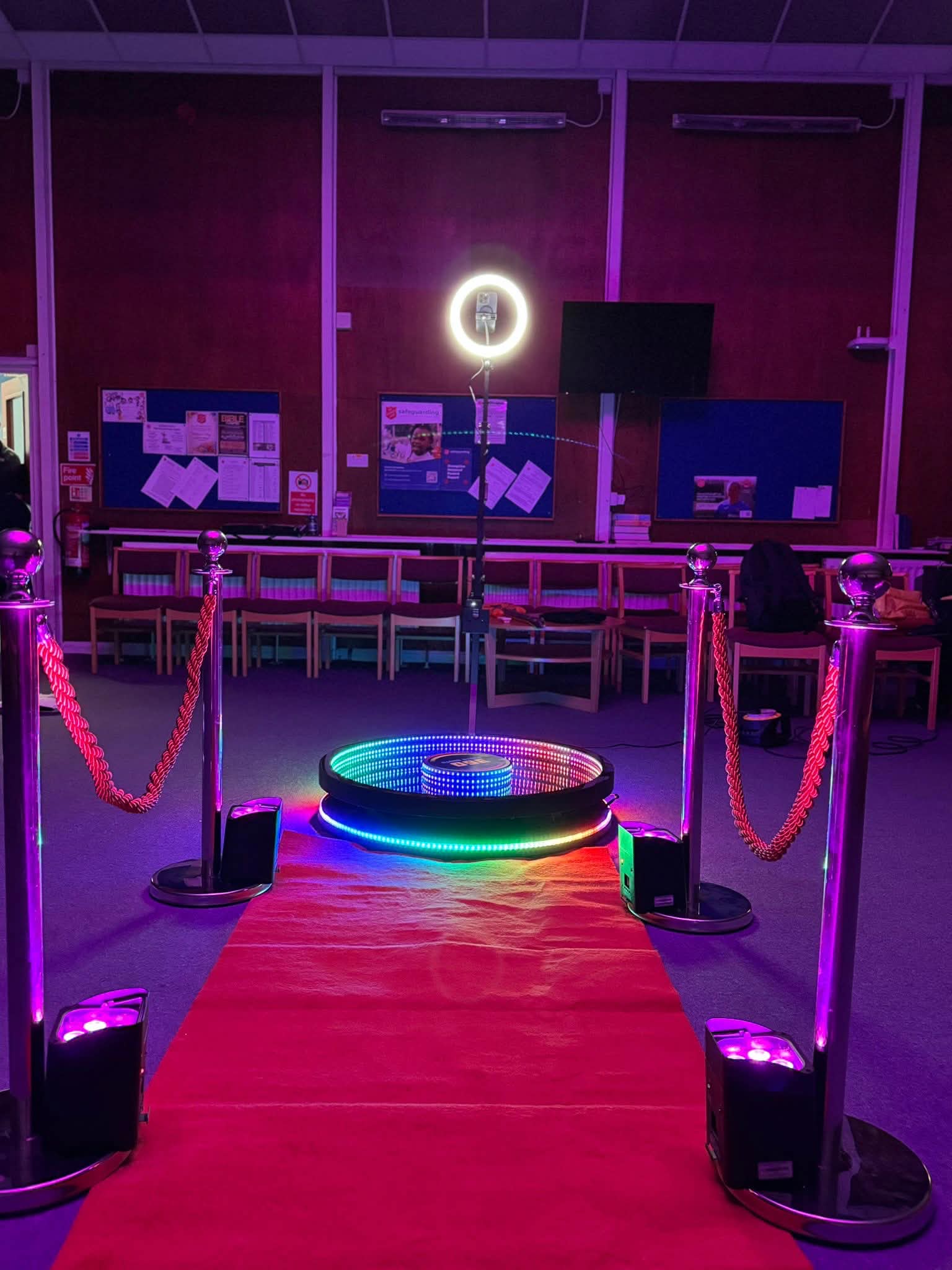 360 photobooth hire at a party in the West Midlands